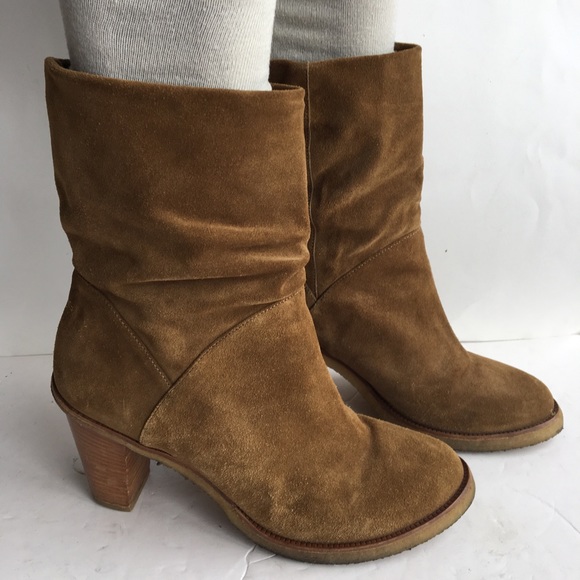 Robert Clergerie Shoes - Robert Clergerie suede ankle heels boots size 10B